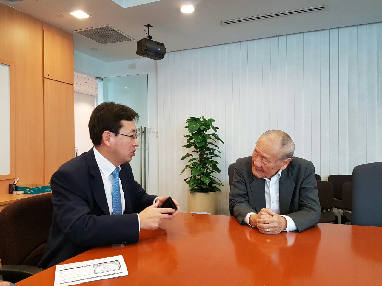 싱가포르국립대 동아시아연구소(EAI) 회장 면담