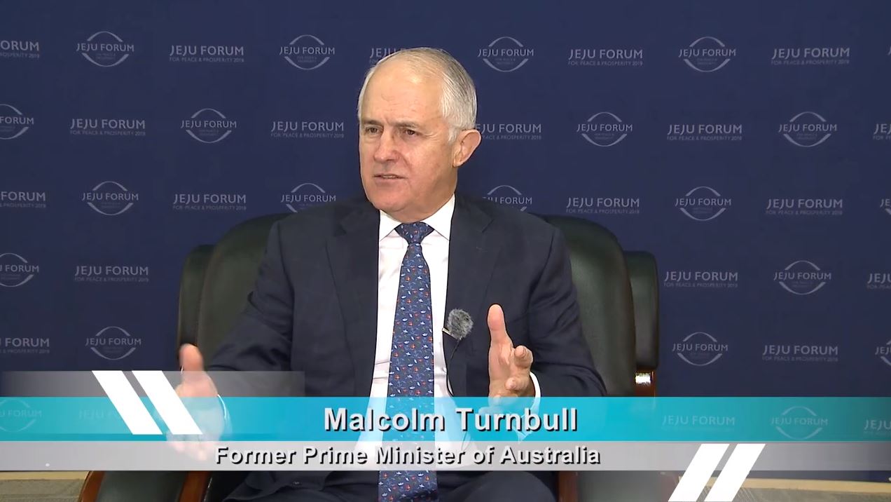 JPI PeaceTalk with Malcolm Turnbull, Former Prime Minister of Australia
