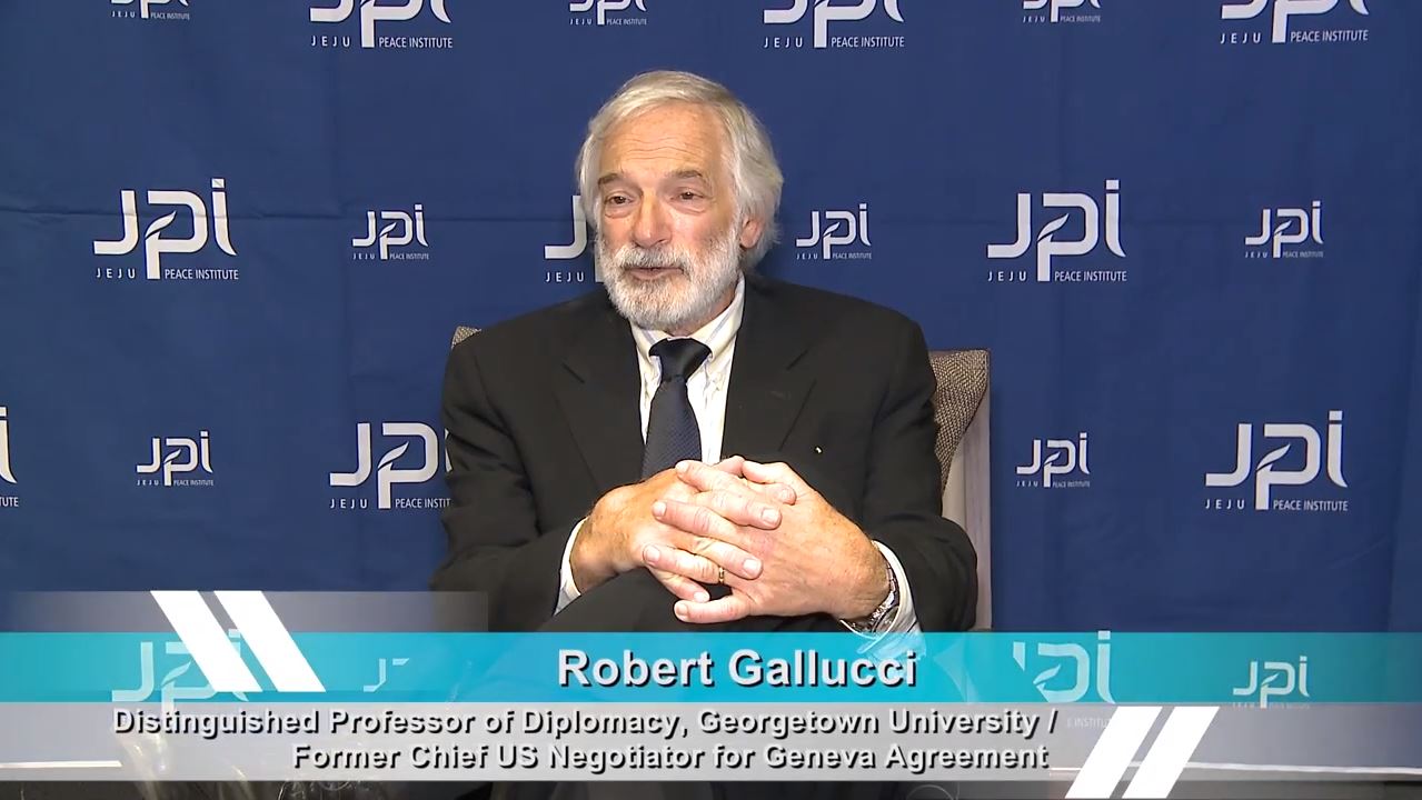 JPI PeaceTalk with Robert Gallucci, Distinguished Professor of Georgetown University