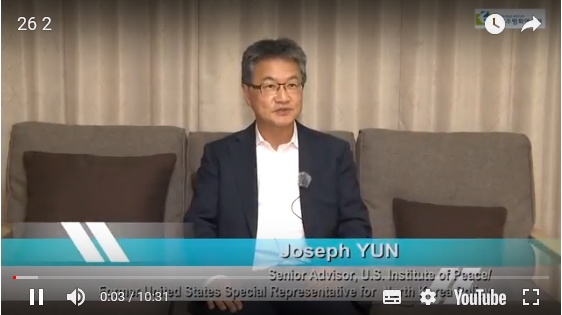 JPI PeaceTalk with Joseph YUN, Senior Advisor to the U.S. Institute of Peace/Former United States Special Representative for North Korea Policy
